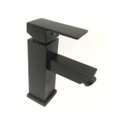 Ver imagem 2 de Torneira Monocomando Lavatório Quadrada Baixa Preto Fosco