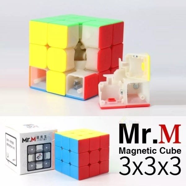 Cubo magico magnetico shengshou mr m 3x3x3