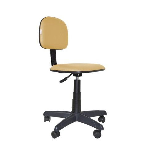 Cadeira Secretaria Giratoria Polo - Couro SinteticoCorano - Bege