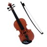 MINI VIOLINO INFANTIL ACUSTICO BRINQUEDO COM 4 CORDAS E ARCO INTRUMENTO MUSICAL CRIANCA - 1