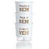 Kit 3 Vasos Auto Irrigável "plante o Bem o Resto Vem" Branco - 2