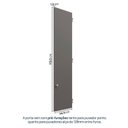 Ver imagem 5 de Módulo 45x180 1 Porta 3 Gavetas Frame CabeCasa MadeiraOriginals