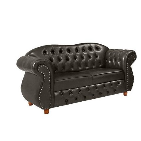 Sofá Chesterfield Merlo 2 lugares 2,00 Corano Café/ decoração, recepção, sala tv estar