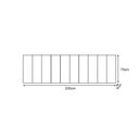 Ver imagem 3 de Cabeceira Painel Modulado Rony 200cm Veludo Verde - Luxo Estofados - Cor: Verde