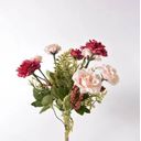 Ver imagem 1 de Arranjo De Flor Artificial/ Modelo Cravo/ Kit Com 5 Arranjos