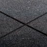Piso De Borracha Dupla Face 1,00 x 1,00 16mm Preto Ultra Impact - 1