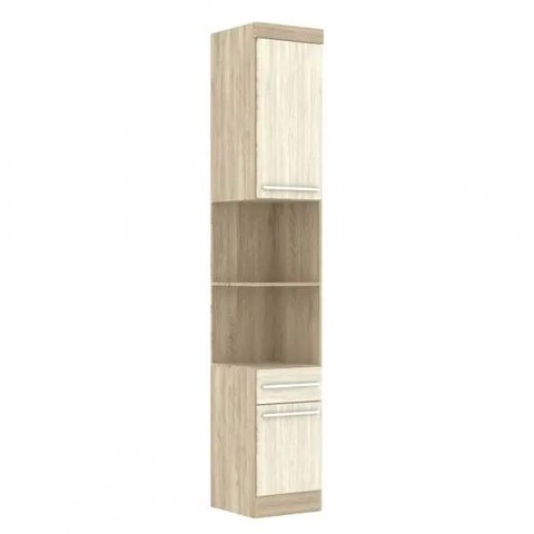 Mesa de Cabeceira Alto Modulado 2 Portas 1 Gaveta Master Luciane Móveis