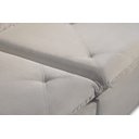 Ver imagem 7 de Sofá Retrátil Reclinável Molas Pillow15 Adam Veludo OffWhite 2,3m