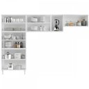 Ver imagem 2 de Cozinha De Aço Compacta Mirage New 11 Portas 6 Prateleiras Branco - Telasul