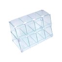 Ver imagem 3 de Baleiro Branco de Vidro Piramide - 0,60 X 0,30 X 0,25m