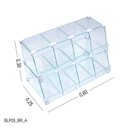 Ver imagem 1 de Baleiro Branco de Vidro Piramide - 0,60 X 0,30 X 0,25m