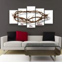 Ver imagem 3 de Quadro Decorativo Coroa Espinhos Amor 5pç