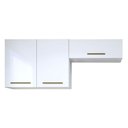 Ver imagem 2 de Lavanderia Modulada França 2 Armários Aéreos Kaiki Móveis
