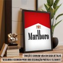 Ver imagem 4 de Quadro Decoração Raiz Marca Malboro Barbearia com Moldura