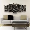 Quadro Decorativo Moto 5pc 129x61 - 3