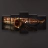 Quadro Decorativo Reflexo Saxofone 129x61 Sala Quarto - 2