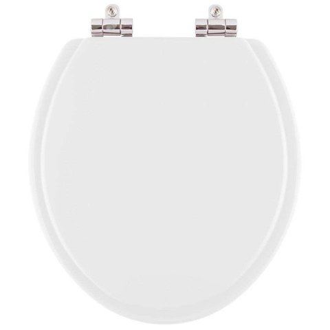 Tampa de Vaso Poliester com Amortecedor Azalea Branco para Bacia Celite