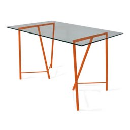 Mesa Cozinha Escritório Cavalete 80x100cm Atz128 Laranja - 1