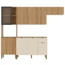 Ver imagem 6 de Cozinha Compacta com Balcão 251cm Laura Plus Freijó/soft Z06 - Mpozenato