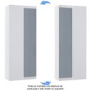 Ver imagem 5 de Guarda Roupa de Canto Reto Modulado 90cm 1 Porta Alpes Luciane Móveis