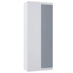 Guarda Roupa de Canto Reto Modulado 90cm 1 Porta Alpes Luciane Móveis - 1 Guarda Roupa de Canto Reto Modulado 90cm 1 Porta Alpes Luciane Móveis - 1