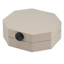 Ver imagem 1 de Caixa Decorativa em Mdf com Revestimento em Pu Cinza 20cm Ah0571 Btc