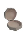 Ver imagem 2 de Caixa Decorativa em Mdf com Revestimento em Pu Cinza 20cm Ah0571 Btc
