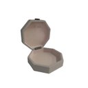 Ver imagem 2 de Caixa Decorativa em Mdf com Revestimento em Pu Cinza 20cm Ah0571 Btc