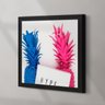 Quadro Decorativo Abacaxi Hype-20x20-Preta - 1