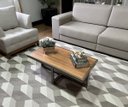 Ver imagem 3 de Mesa de Centro Retangular Paris Industrial Champagne com Mdf