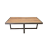 Mesa de Centro Retangular Paris Industrial Champagne com Mdf - 1