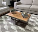 Ver imagem 2 de Mesa de Centro Retangular Paris Industrial Champagne com Mdf