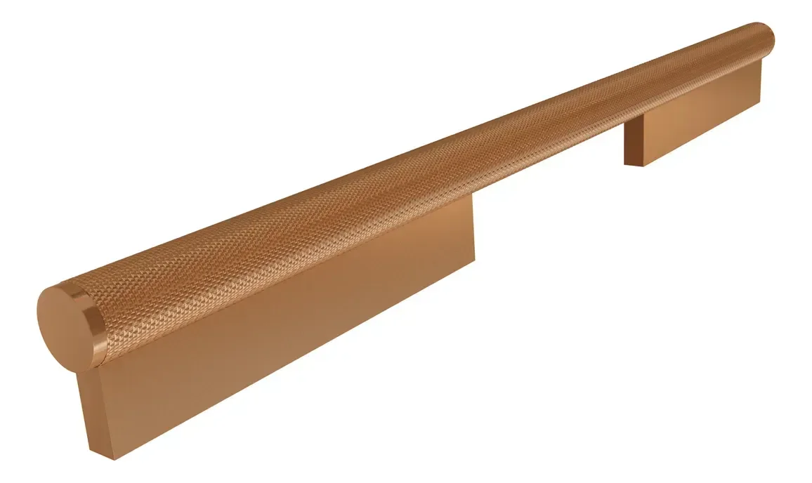 Puxador Sorento Granado 224mm Furo a Furo 348mm Total Dourad