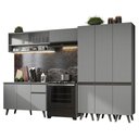 Ver mais imagens de Armário De Cozinha Completa 320Cm Cinza Nice Madesa 03 Cinza