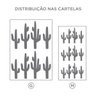 Kit Adesivos de Parede Cactos-Azul Marinho-M - 2