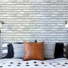 Papel de Parede Adesivo Tijolinho Branco - 60x150 cm - 1