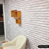 Papel de Parede Adesivo Tijolinho Branco - 60x150 cm - 5