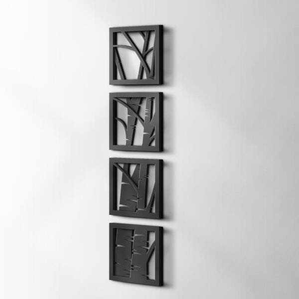 Quadros MDF Bambu - 2