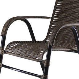 Conjunto 4 Cadeiras E Mesa de centro Bela, para área, edícula, fibra sintética - PANERO - ARGILA 05 - 2