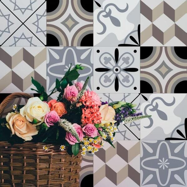 Adesivo de Azulejo Classic - 45x300 cm - 2