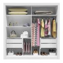 Ver imagem 2 de Guarda-Roupa Casal 3 Portas com Espelho Londres Flex Espresso Móveis