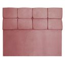 Ver imagem 3 de Cabeceira Queen 160cm Nina Suede Rosa Slk Decor Cabeceira Nina