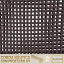 Ver imagem 2 de Mesa Ascoli 120 Cm com 6 Cadeiras Cannes de Alumínio Trama Marrom