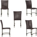 Ver imagem 3 de Mesa Ascoli 120 Cm com 6 Cadeiras Cannes de Alumínio Trama Marrom