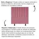 Ver imagem 3 de Cabeceira Estofada Cama Casal Box 140 Cm Luísa Suede e Frame Cor:rosa