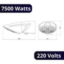 Ver imagem 5 de Chuveiro Ducha Lorenzetti Top Jet 220v 7500w Multitemperaturas