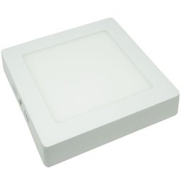 Kit 4 Luminária Painel Plafon LED Sobrepor Quadrado 12W 17x17 Branco Quente 3500K Slim Bivolt - 2