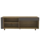 Ver imagem 4 de Rack para TV até 72 Polegadas 173,7cm 3 Portas Meia Lua