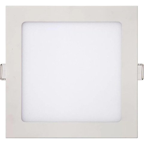 Painel Led Embutir Quadrado 18w 3000k Slim Bivolt Kian