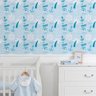 Papel de Parede Adesivo Infantil Navy- 45x300 cm - 1
